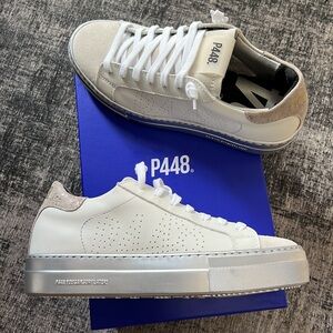 P448 Leather Sneakers